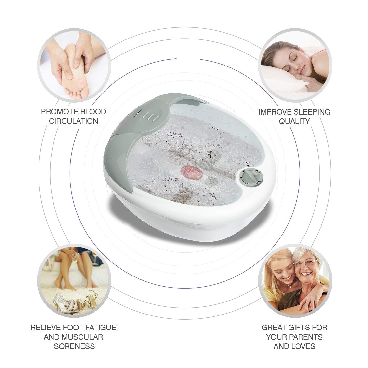 FM180 Foot Spa And Massager