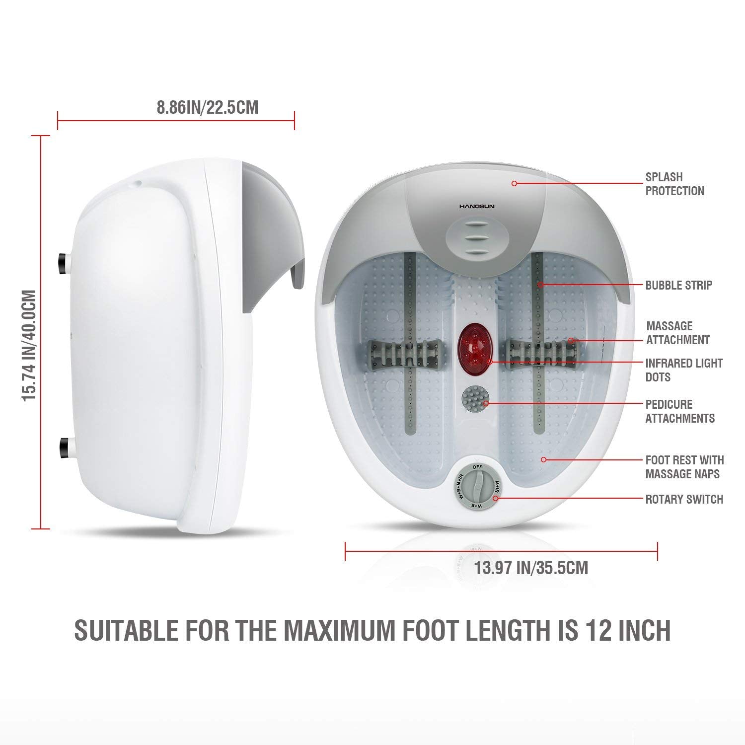 FM180 Foot Spa And Massager