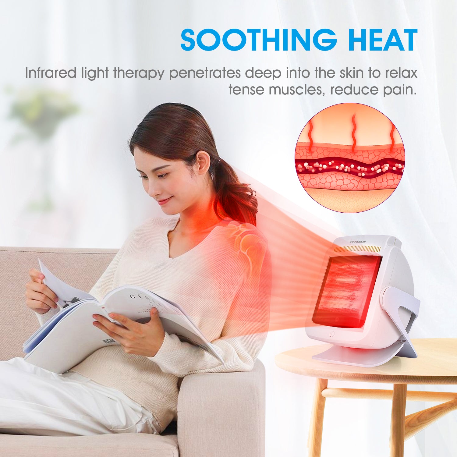 IL80 Red Light Heat Device Pain Relief