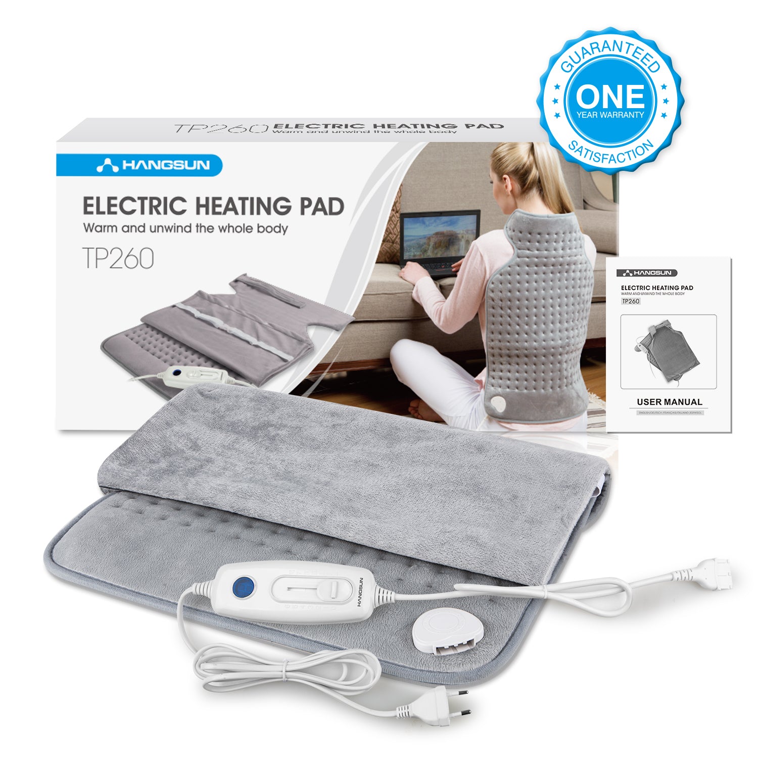 TP260 Heating Pad for Back, Neck, Shoulder