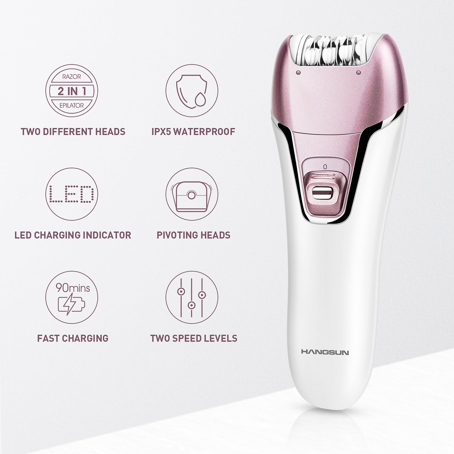 Lady Epilator With Shaving Head F270